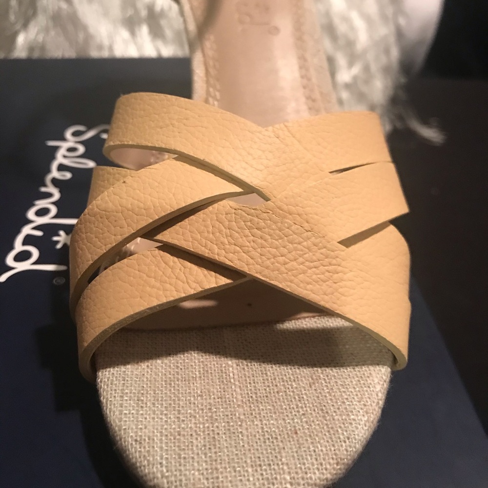 Splendid leather and straw wedge heels, brand new! - Picture 5 of 5